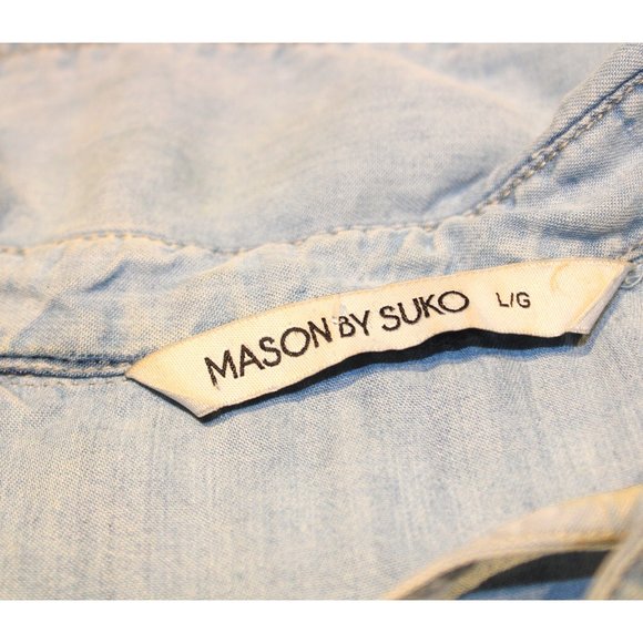 Mason By Suko Loose Tencel Long Sleeve Top - Picture 2 of 3